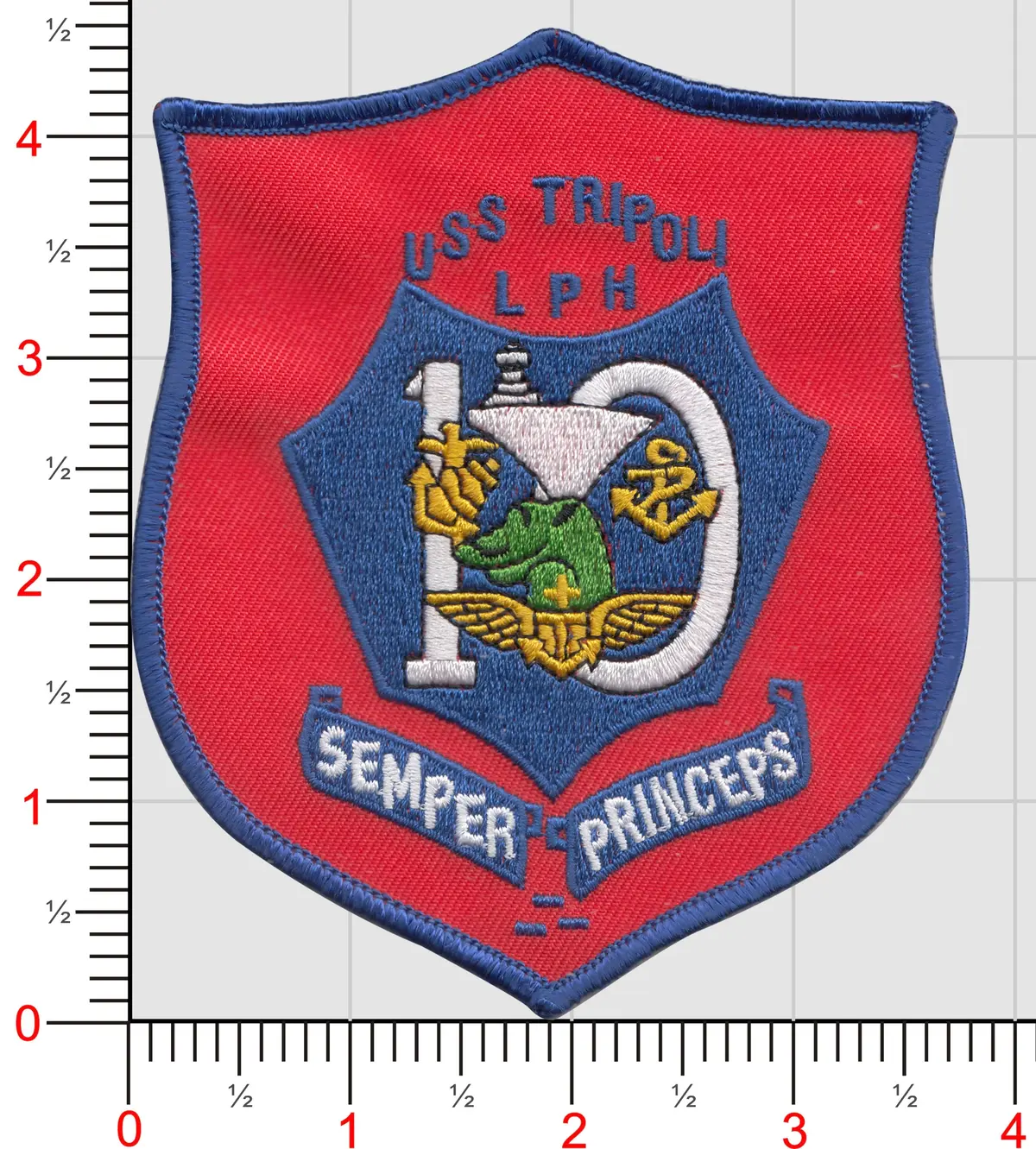 Officially Licensed Navy Uss Tripoli Lph-10 Patch 1