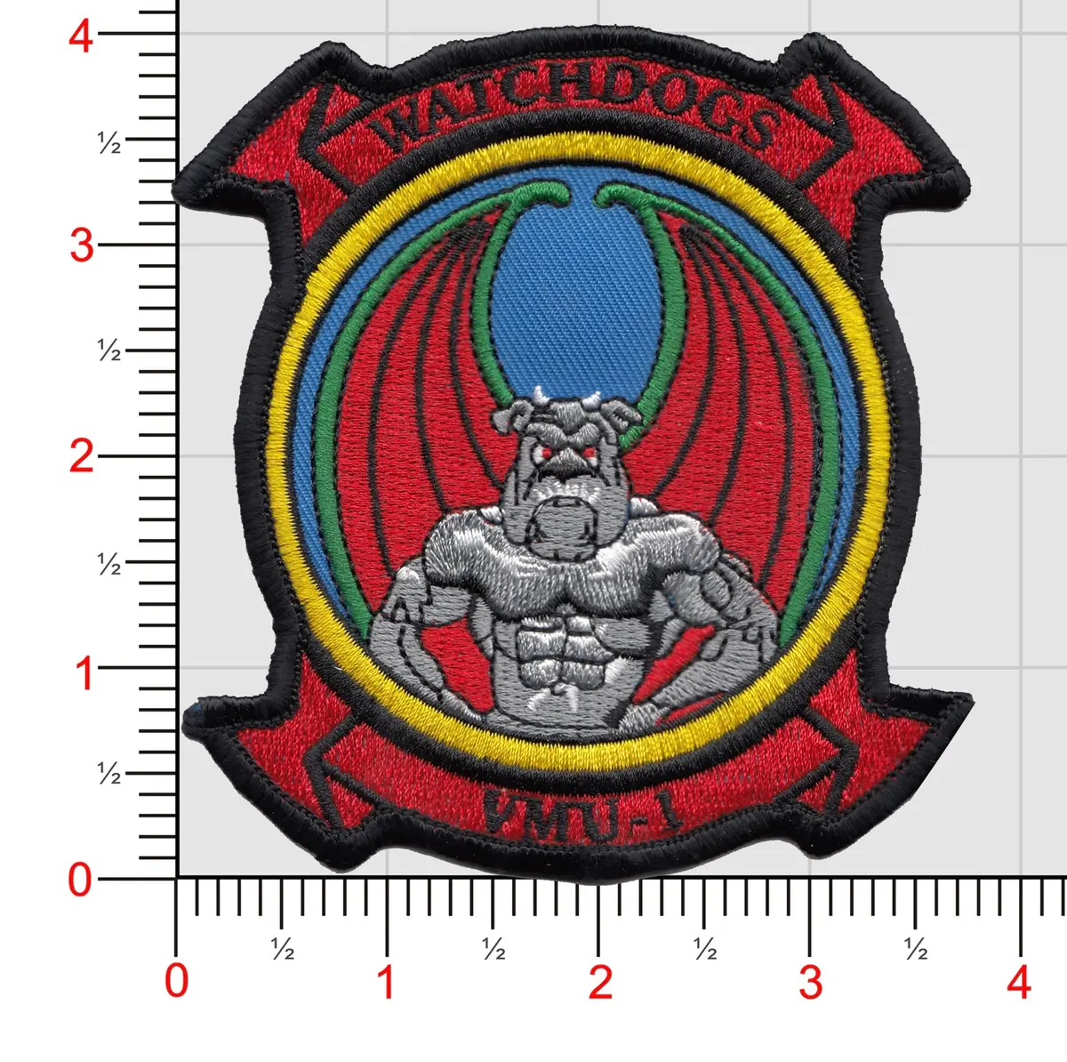 Officially Licensed Usmc Vmu-1 Watchdogs Squadron Patch 1