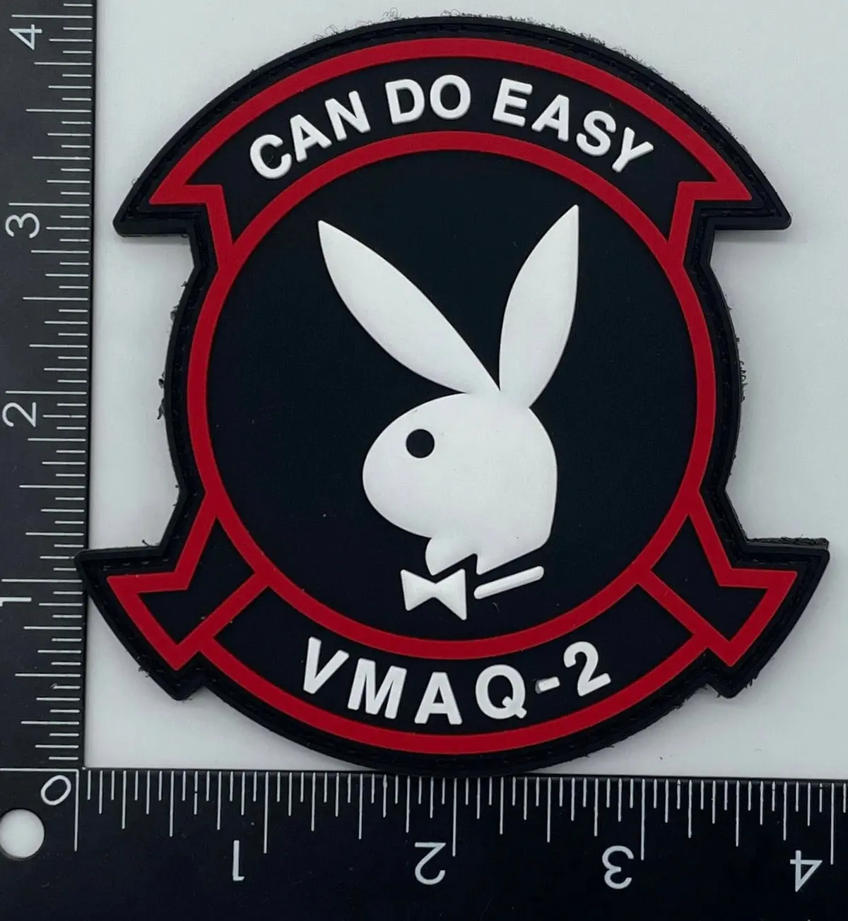 Officially Licensed Usmc Vmaq-2 Playboys Pvc Patches 1