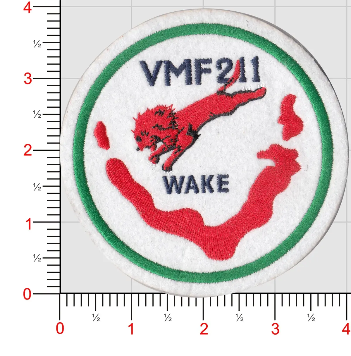 Officially Licensed Usmc Vmf-211 Wake Island Avengers Wwii Patch 1