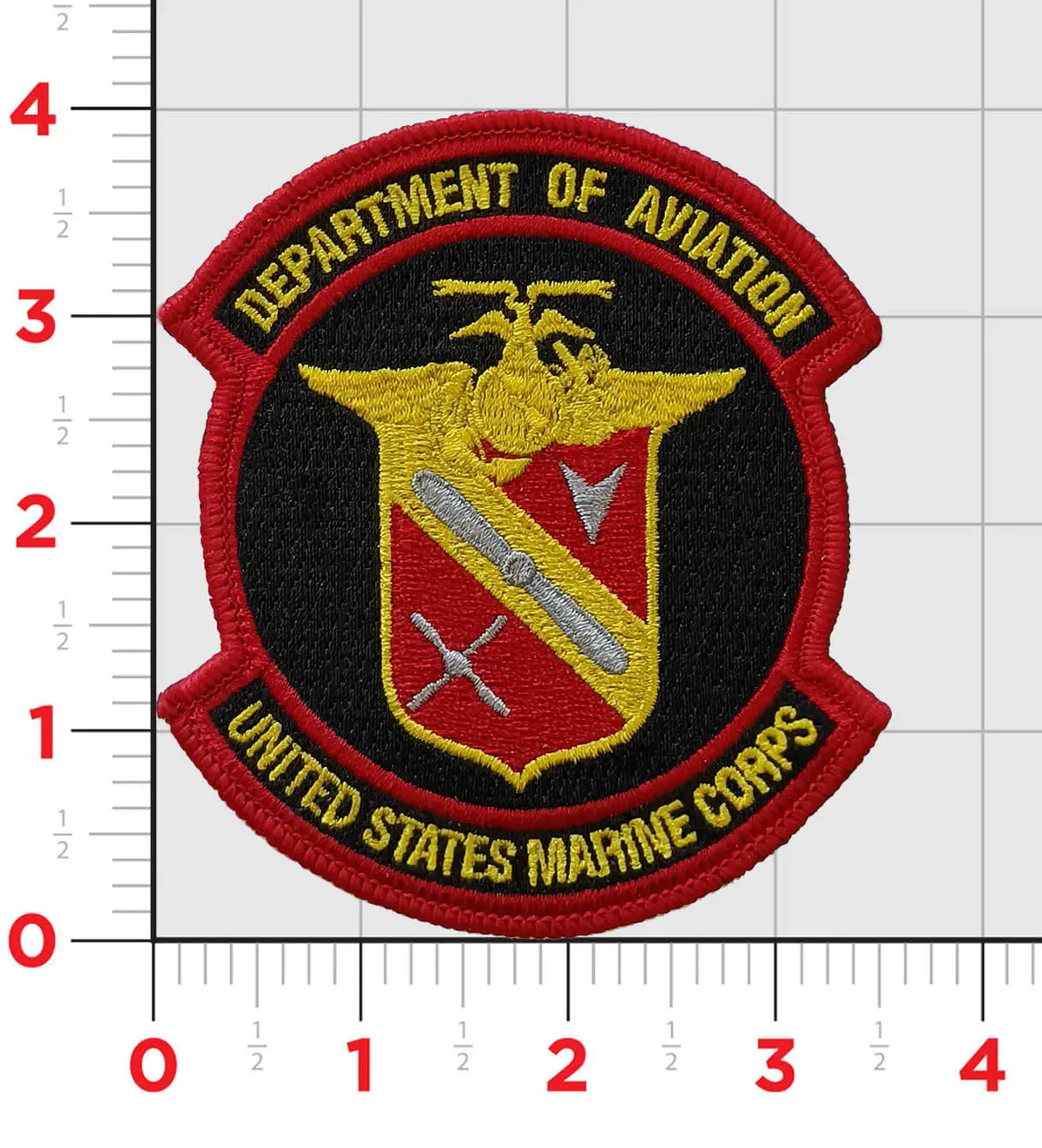 Officially Licensed Usmc Department Of Aviation Patch (Pentagon) 1
