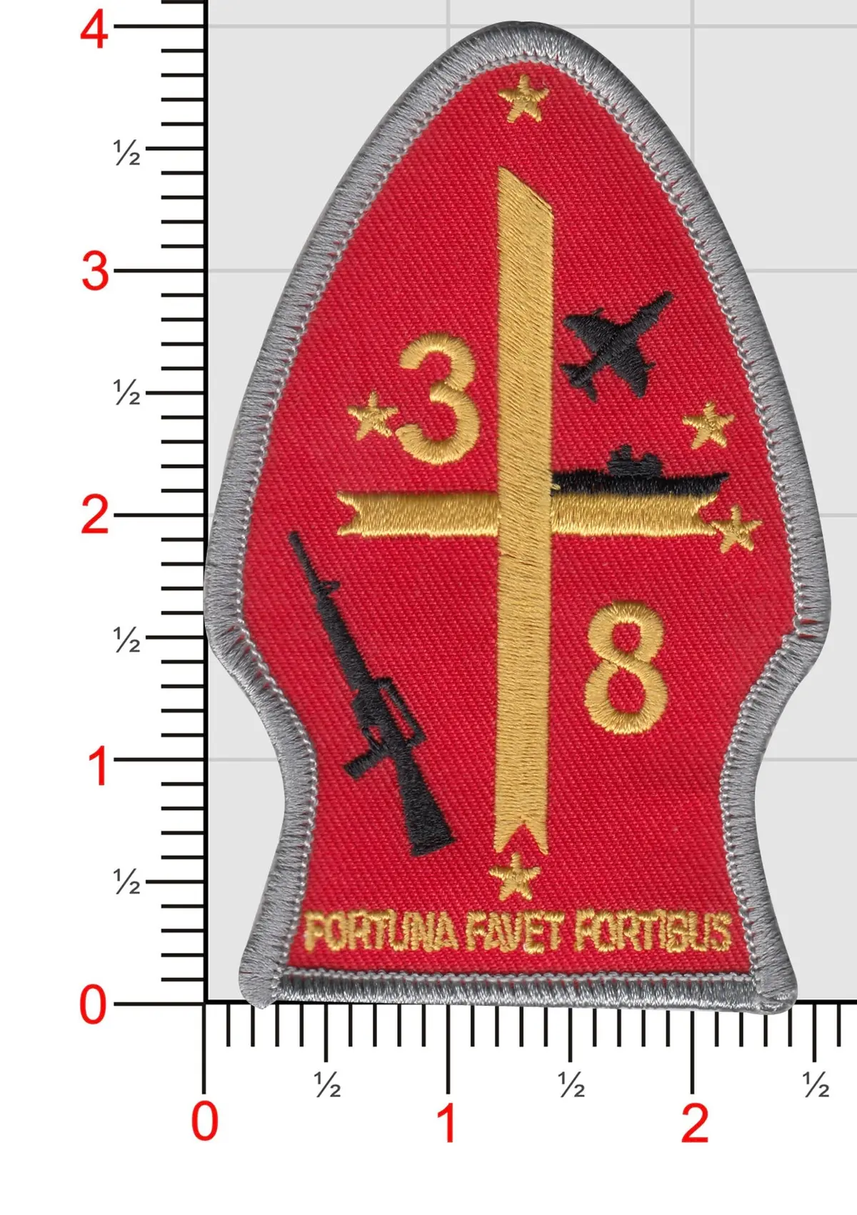 Officially Licensed Usmc 3Rd Battalion 8Th Marines Patch 1