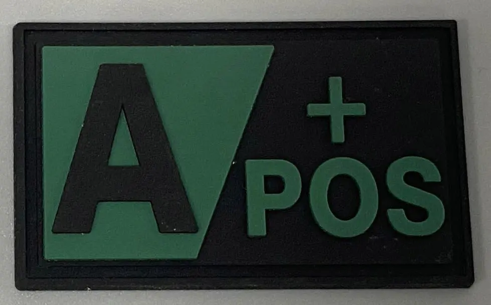 Blood Type Pvc Patch 2
