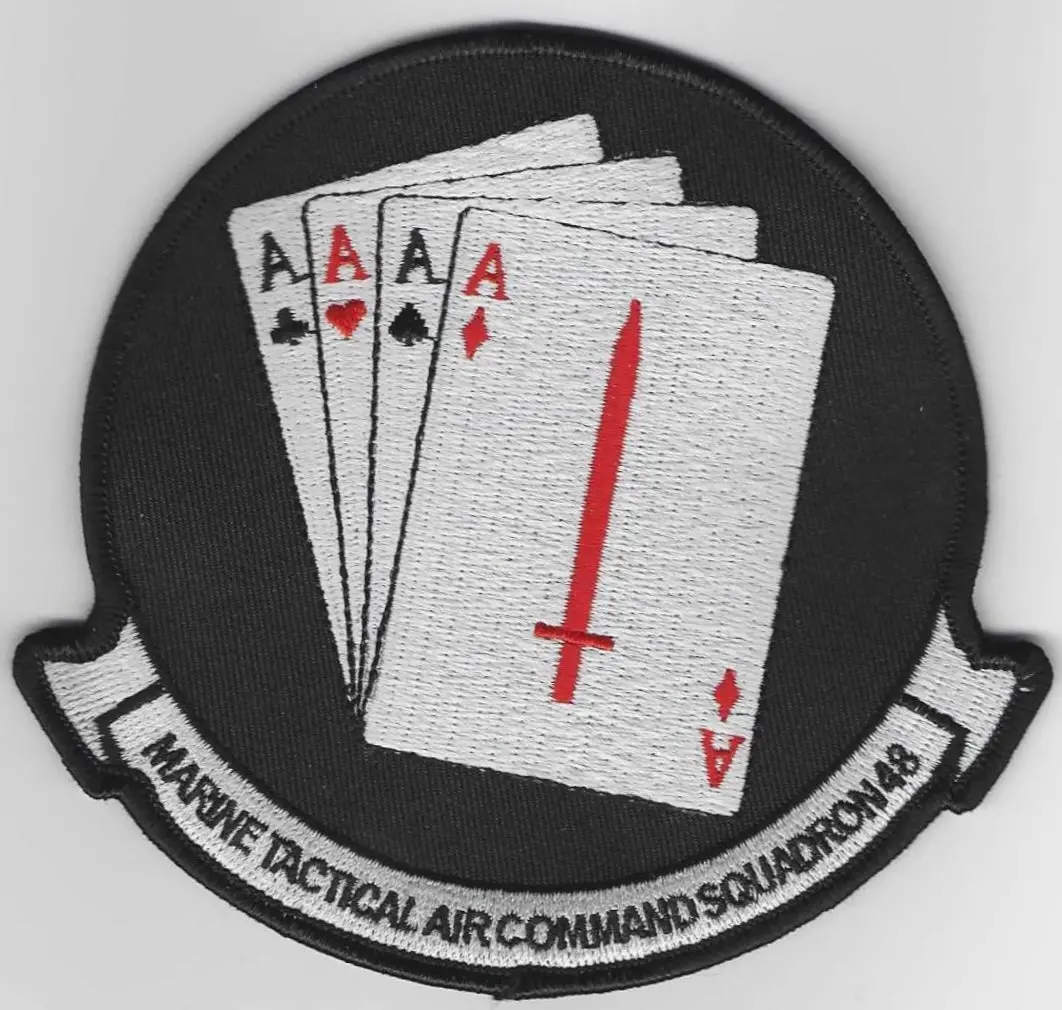Officially Licensed Original Marine Tactical Air Control Squadron Mtacs-48 Patch 1