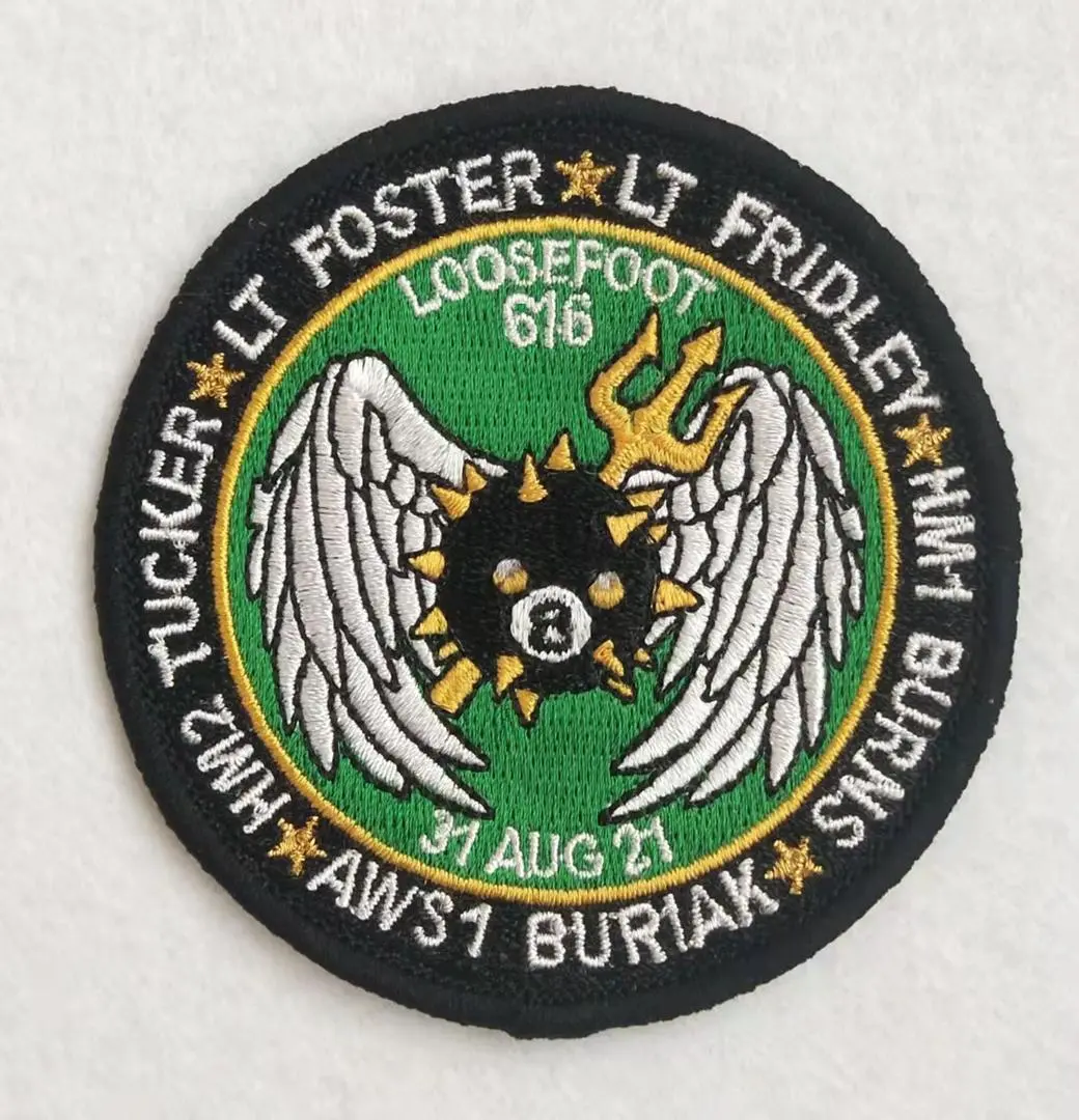 Official Hsc-8 Loosefoot 616 Memorial Patch And Sticker 1