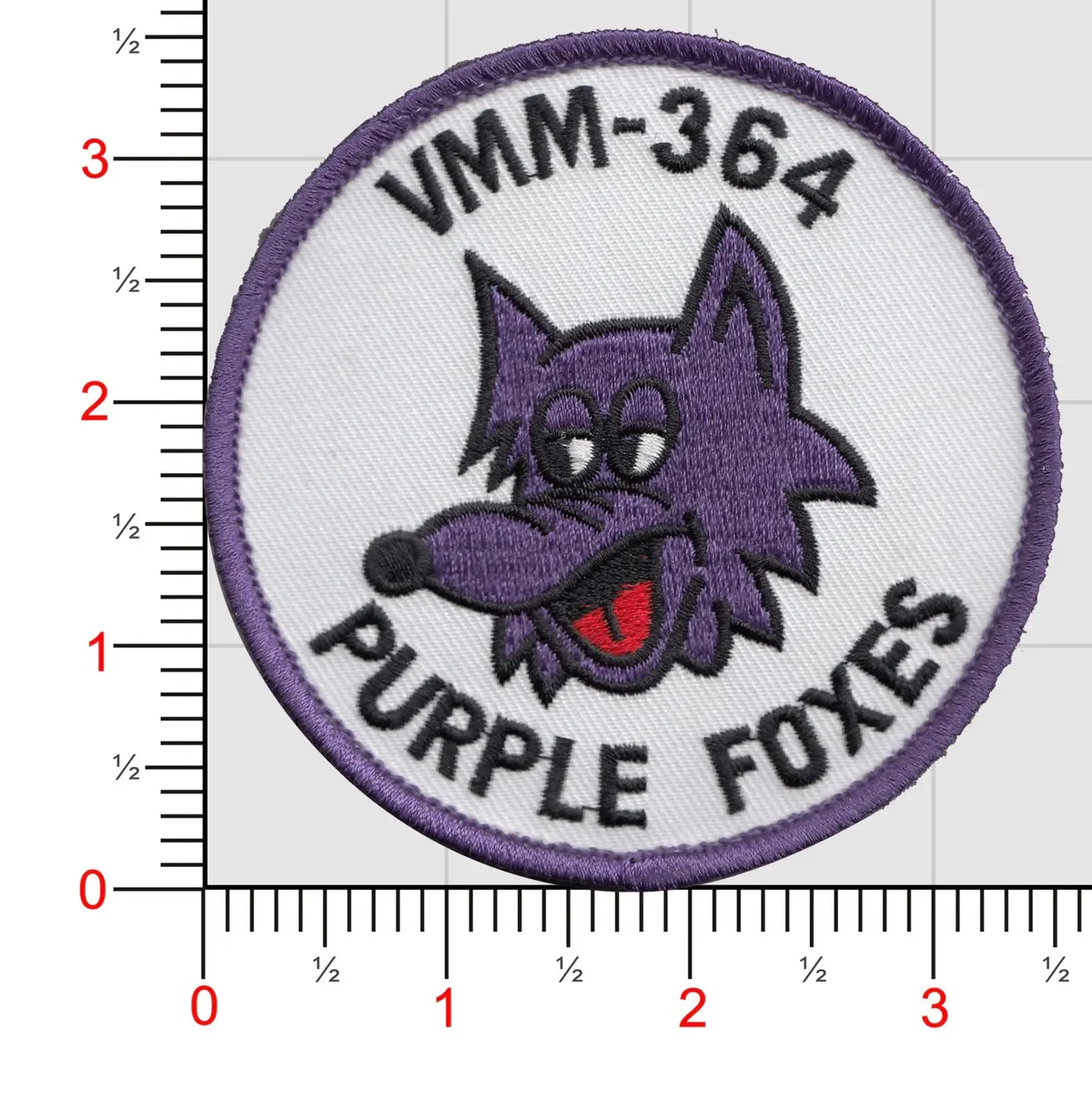 Officially Licensed Usmc Vmm-364 Purple Foxes Squadron Patches 1