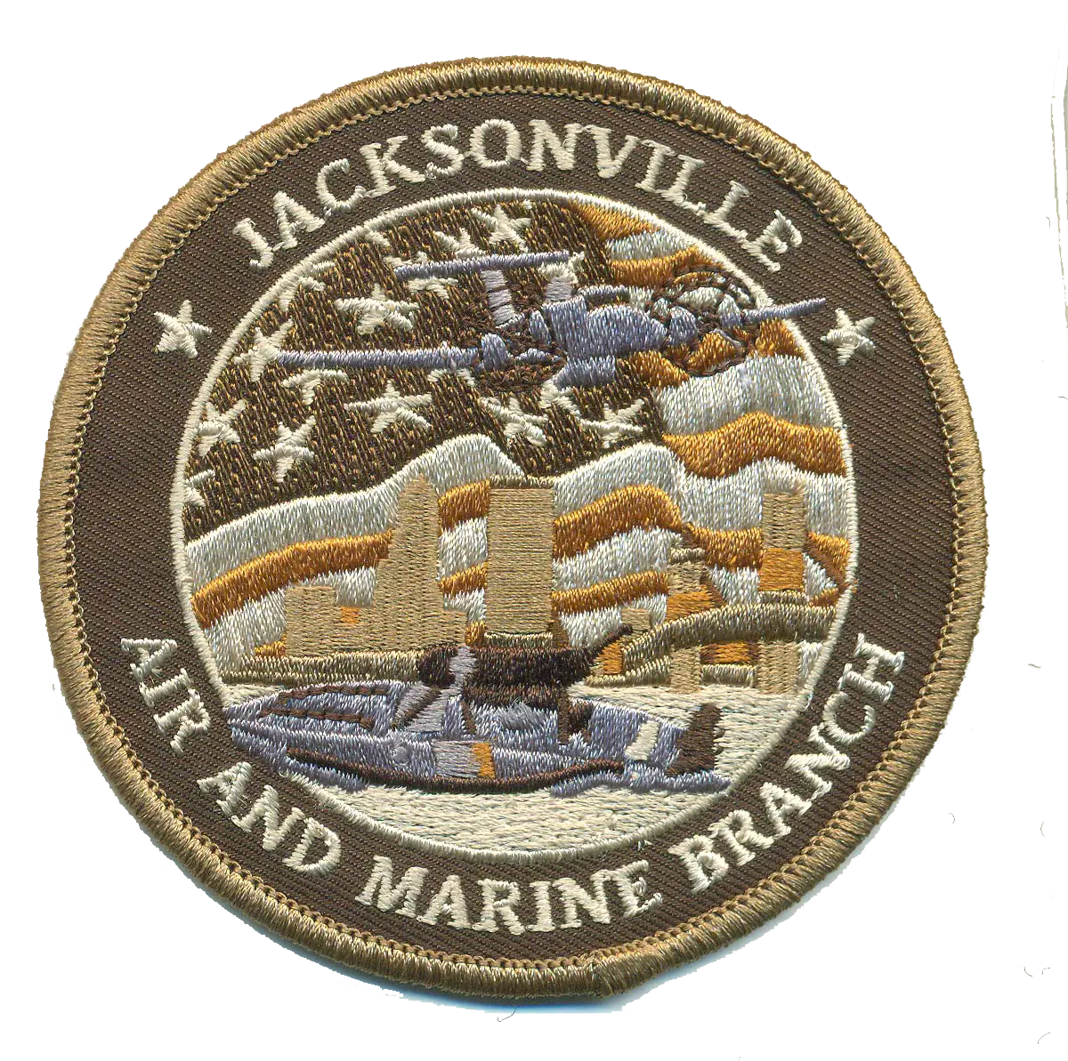 Us Customs And Border Protection, Jacksonville Amo Brown Patch 1
