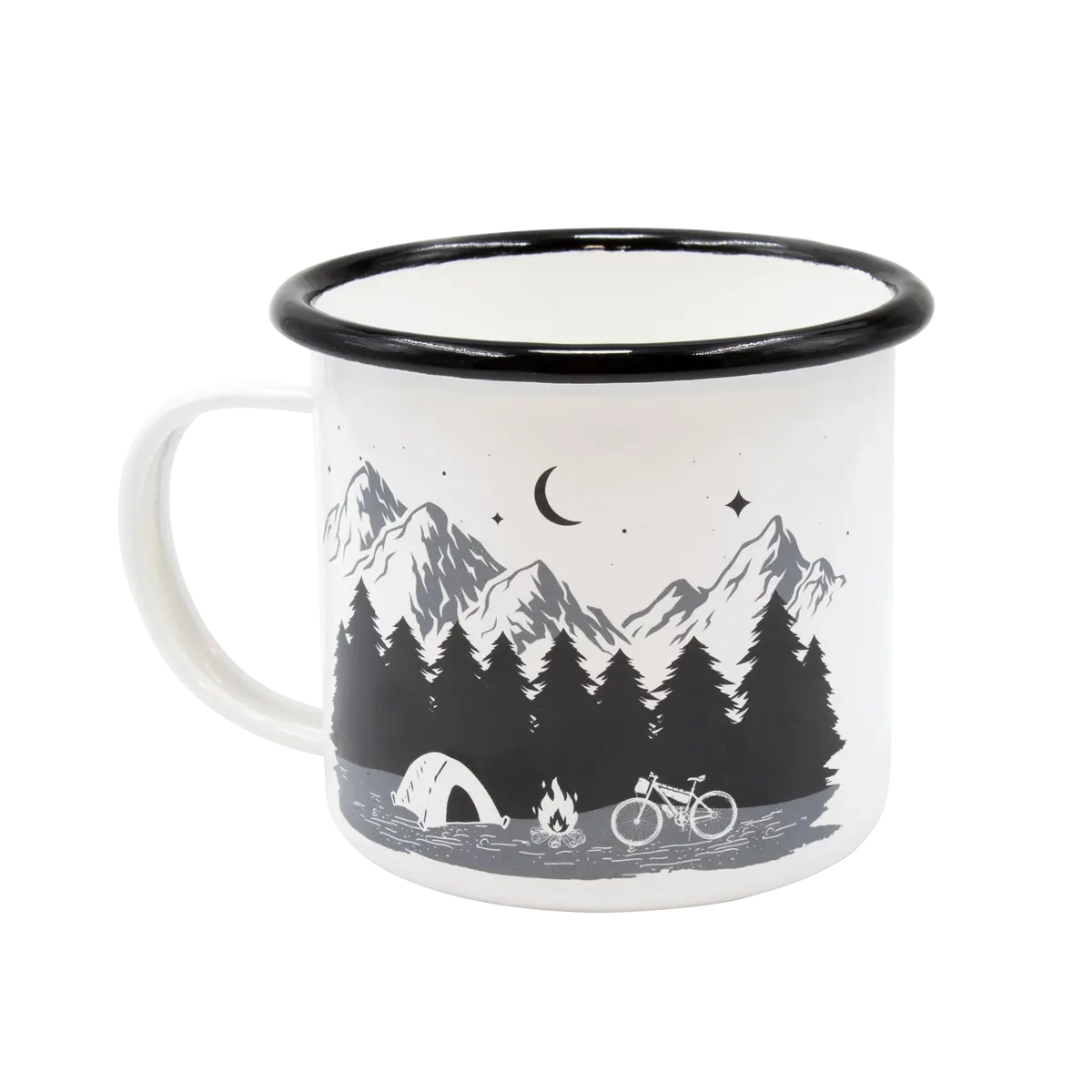Enamel Bike Packing Mug 350Ml 1