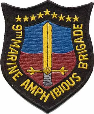 Officially Licensed Usmc 9Th Marine Amphibious Brigade Mab Patch 1