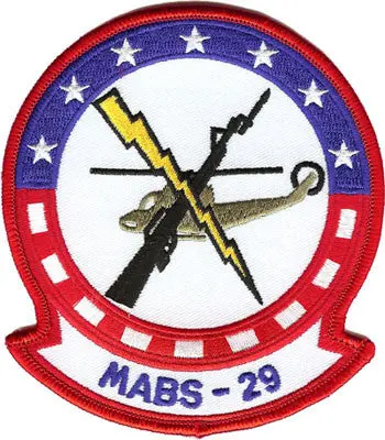 Officially Licensed Usmc Air Base Squadrons Mabs 29 Patch 1