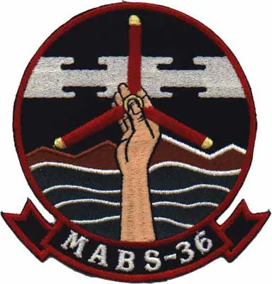Officially Licensed Usmc Air Base Squadrons Mabs 36 Patch 1