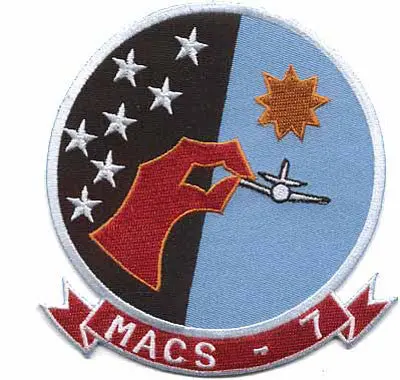 Officially Licensed Usmc Marine Aviation Control Squadron Macs-7 Patch 1