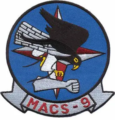 Officially Licensed Usmc Marine Aviation Control Squadron Macs-9 Patch 1