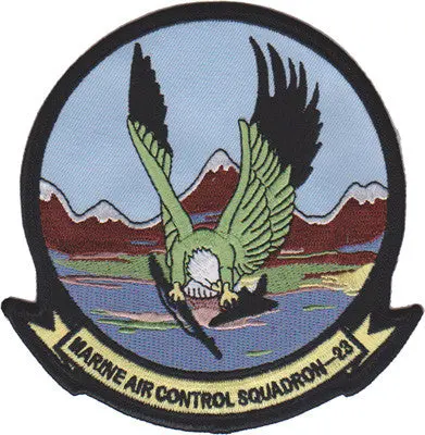 Officially Licensed Usmc Marine Aviation Control Squadron Macs-23 Patch 1
