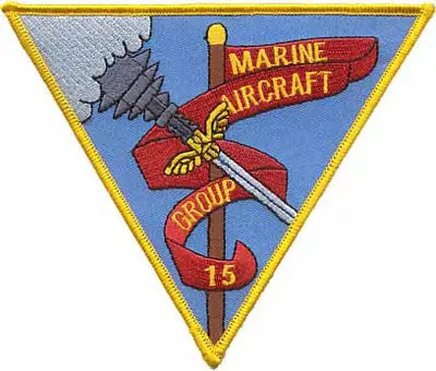 Officially Licensed Usmc Marine Aircraft Group Mag 15 Patch 1