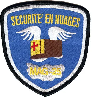 Officially Licensed Usmc Marine Aircraft Group Mag 25 Patch 1