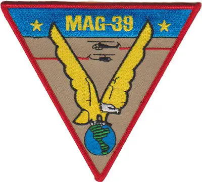 Officially Licensed Usmc Marine Aircraft Group Mag-39 Patch 1