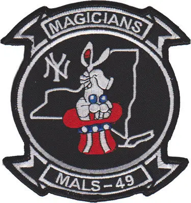 Officially Licensed Usmc Mals-49 Magicians Patch 1