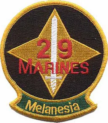 Officially Licensed Usmc 29Th Marines Melanesia Patch 1