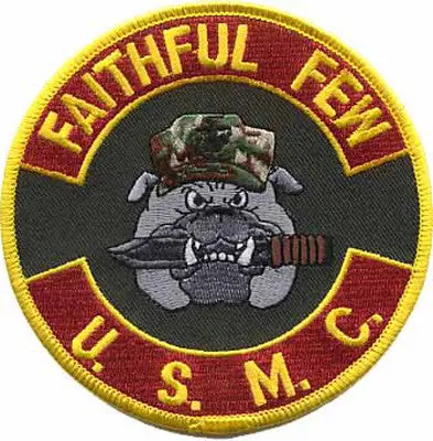 Officially Licensed Usmc Faithful Few Patch 1