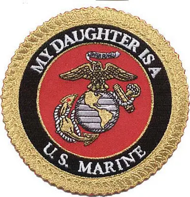 Officially Licensed Usmc Marine Daughter Patch 1