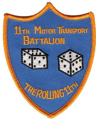 Official 11Th Motor Transport Battalion Patch 1