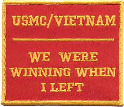 Usmc Vietnam We Were Winning When I Left Patch 1