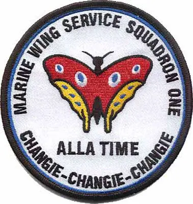 Officially Licensed Marine Wing Support Squadron Mwss-1 Patch 1