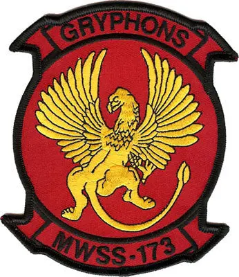 Officially Licensed Usmc Mwss 173 Gryphons Patch 1