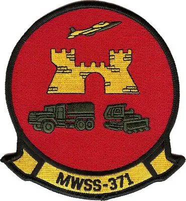 Officially Licensed Usmc Mwss-371 Patch 1