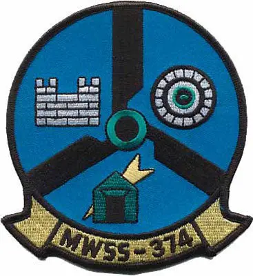 Officially Licensed Usmc Mwss-374 Patch 1