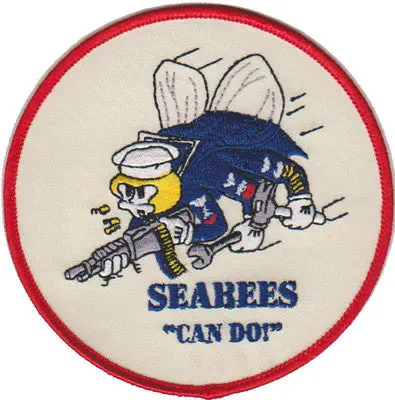 Officially Licensed Us Navy Seabees Patch 1