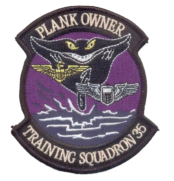 Us Navy Vt-35 Plank Owner Patch 1