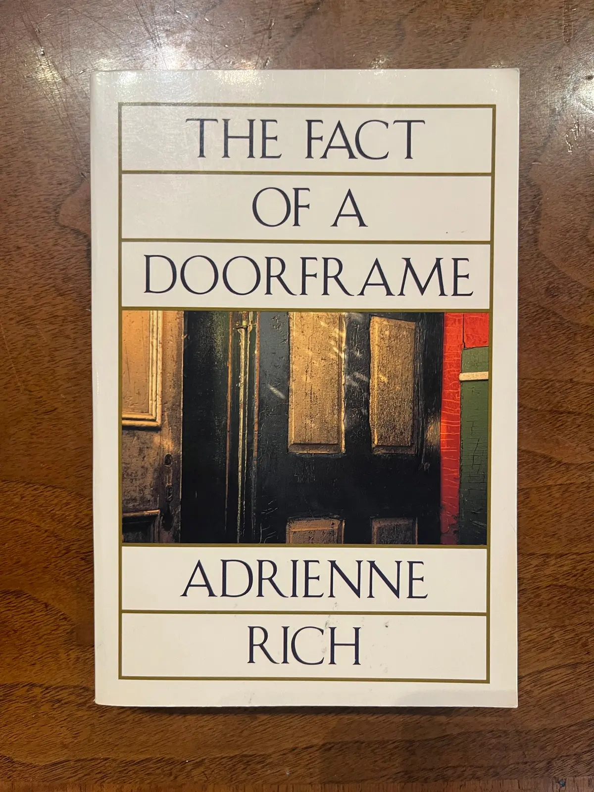 Rich, Adrienne: The Fact Of A Doorframe [Used Paperback] 1