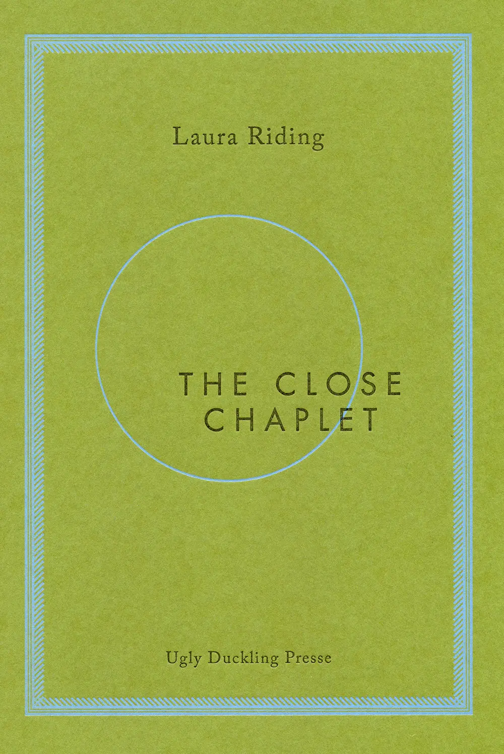 Riding, Laura: The Close Chaplet 1