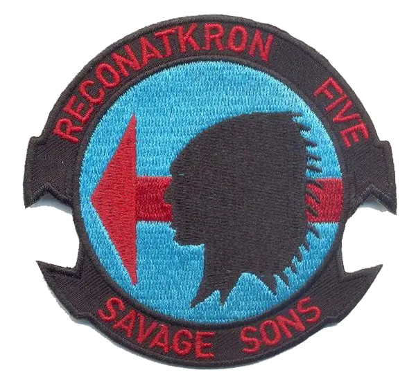 Officially Licensed Us Navy Rvah-5 Savage Sons Squadron Patch 1