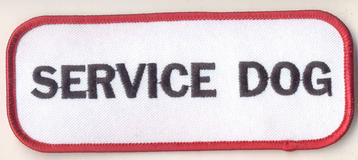 Service Dog Patch 1