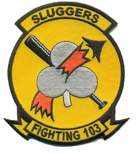 Officially Licensed Us Navy Vf-103 Sluggers Patch 1