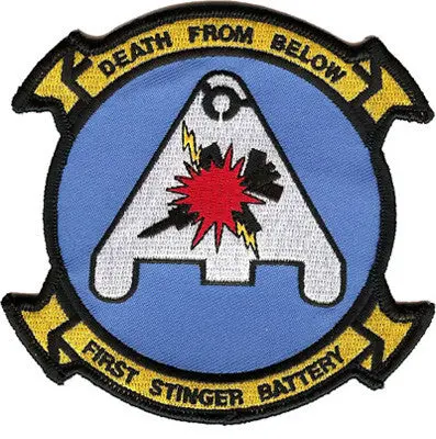 Officially Licensed Usmc 1St Stinger Battery Death From Below Patch 1