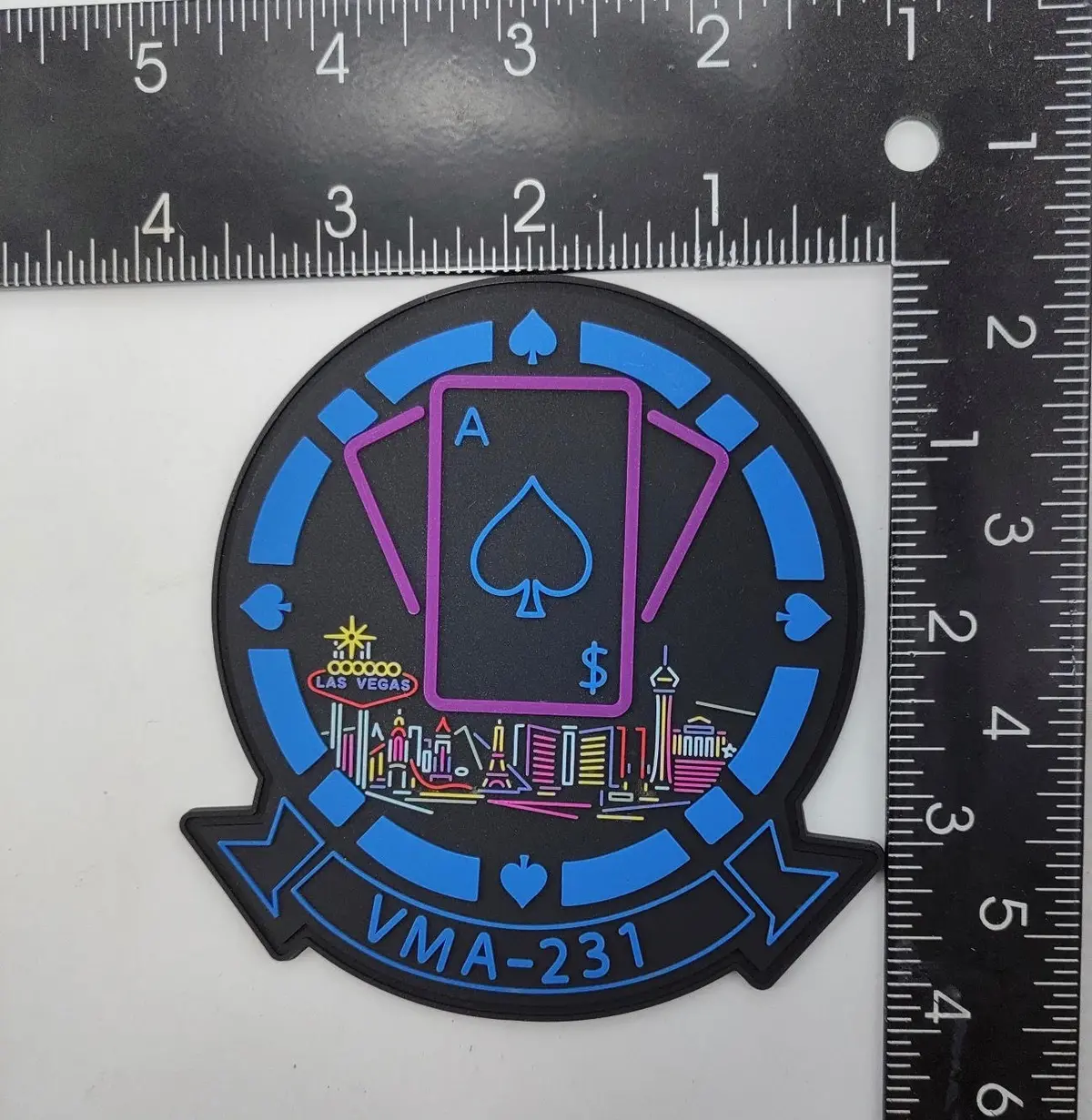 Official Vma-231 Las Vegas Det Pvc Glow Patches 1