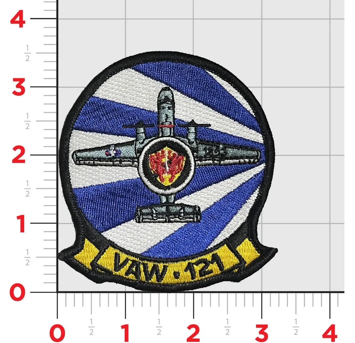 Official Vaw-121 Bluetails E-2 Hawkeye Shoulder Patch 1