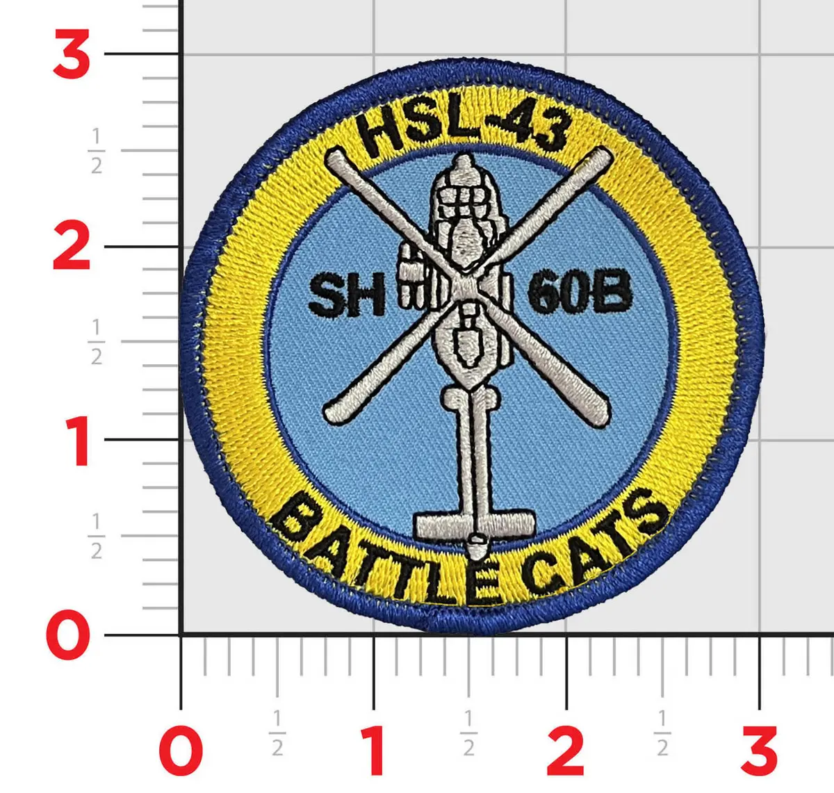 Official Hsl-43 Sh-60B Shoulder Patch 1