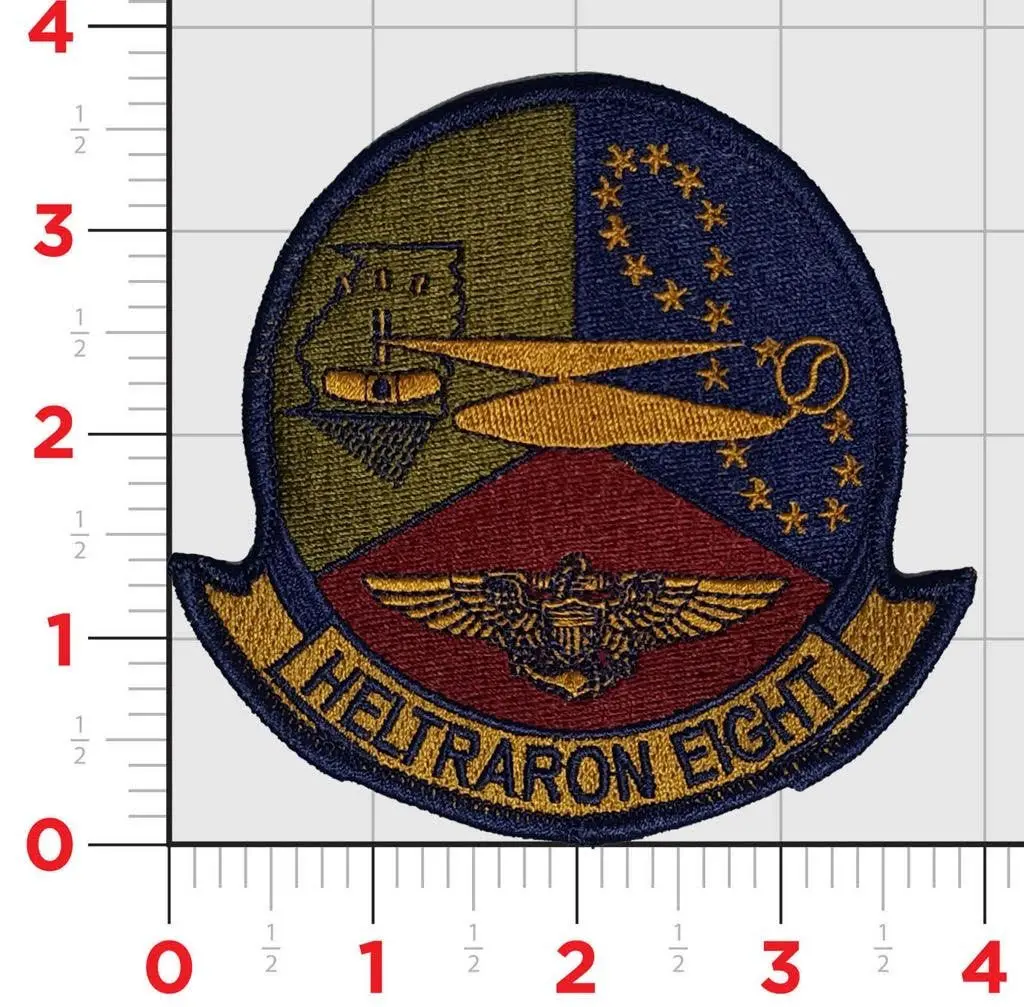 Officially Licensed Ht-8 Eightballers Subdued Patches 1