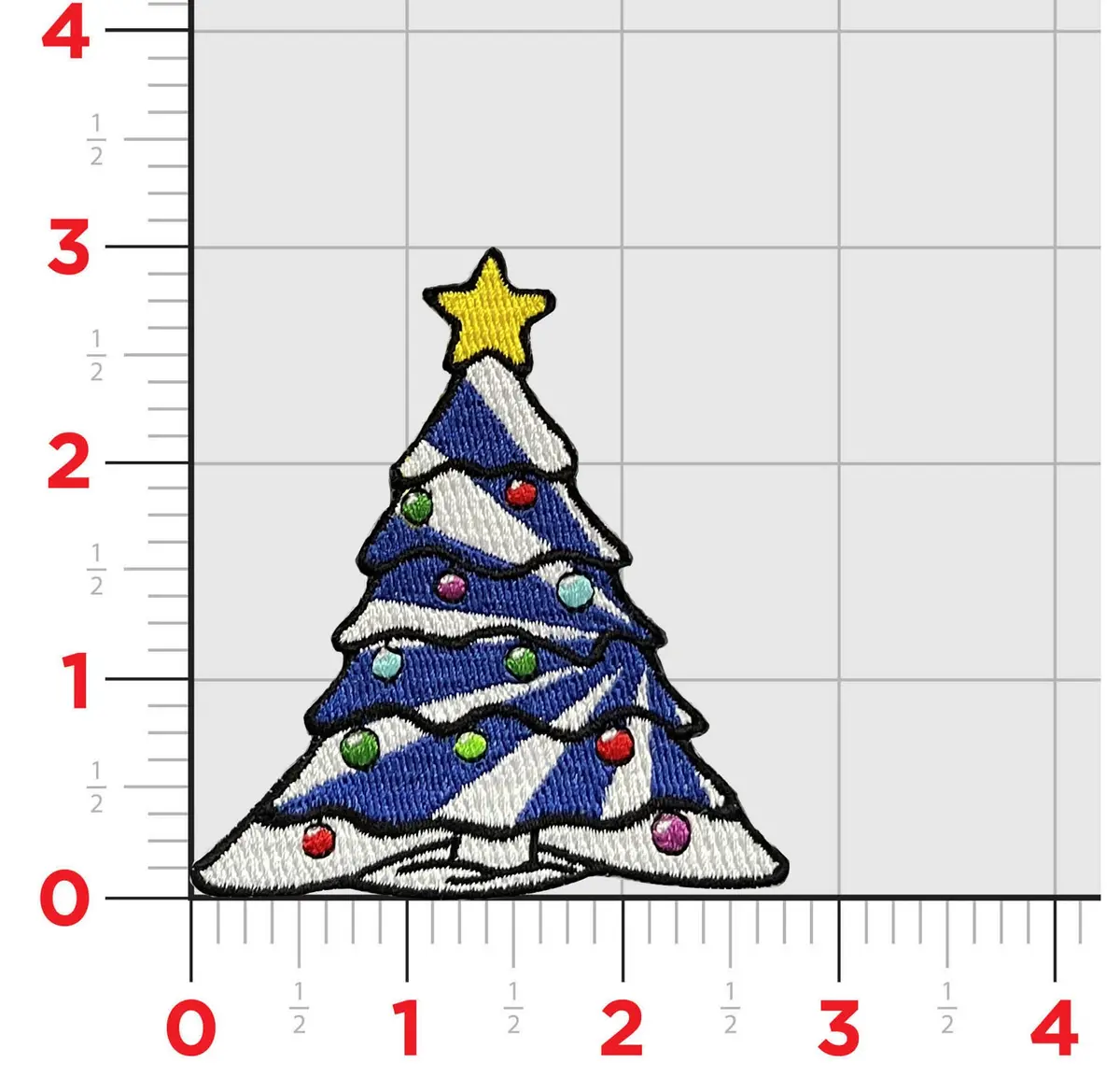Official Vaw-121 Bluetail Christmas Tree Patch 1