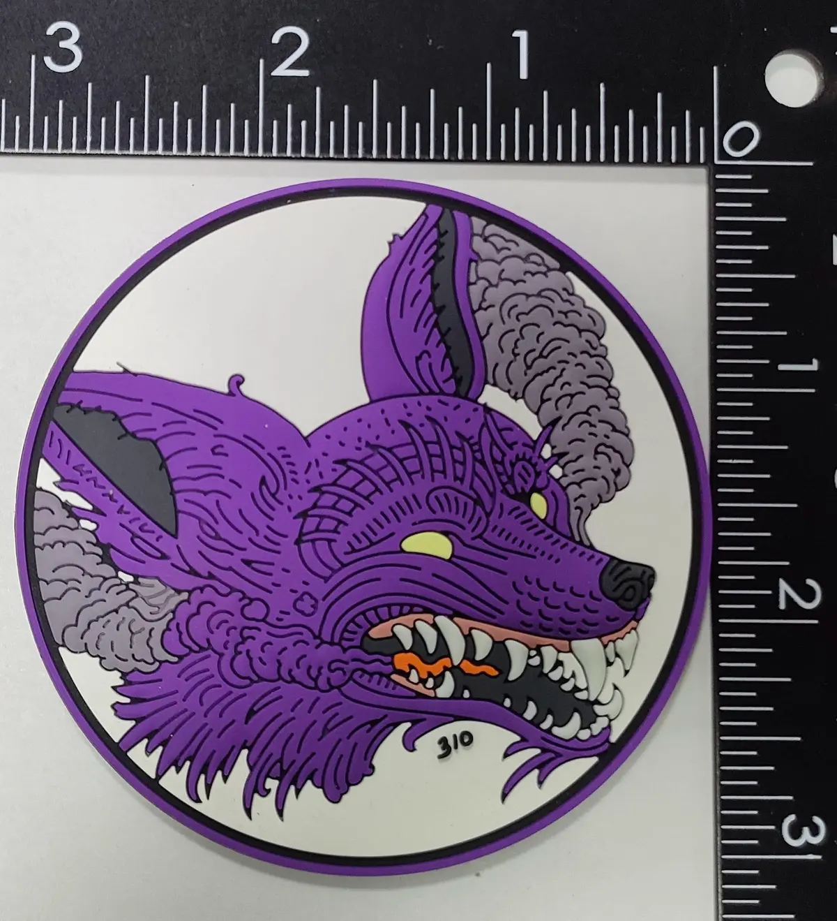 Official Vmm-364 Purple Fox Angry Fox Pvc Shoulder Patch 1