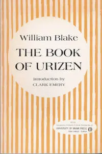 Blake, William: The Book Of Urizen [Used Paperback] 1