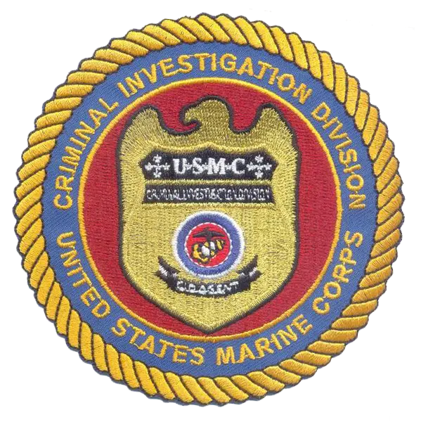 Officially Licensed Usmc Cid Patch 1