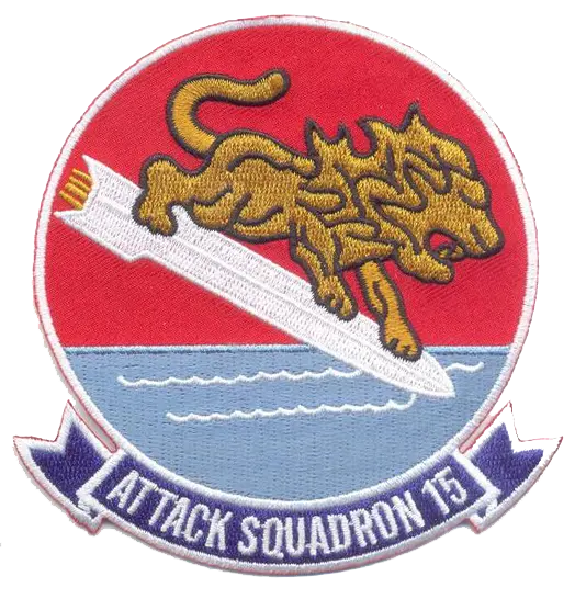 Officially Licensed Us Navy Va-15 Lions Squadron Patch 1