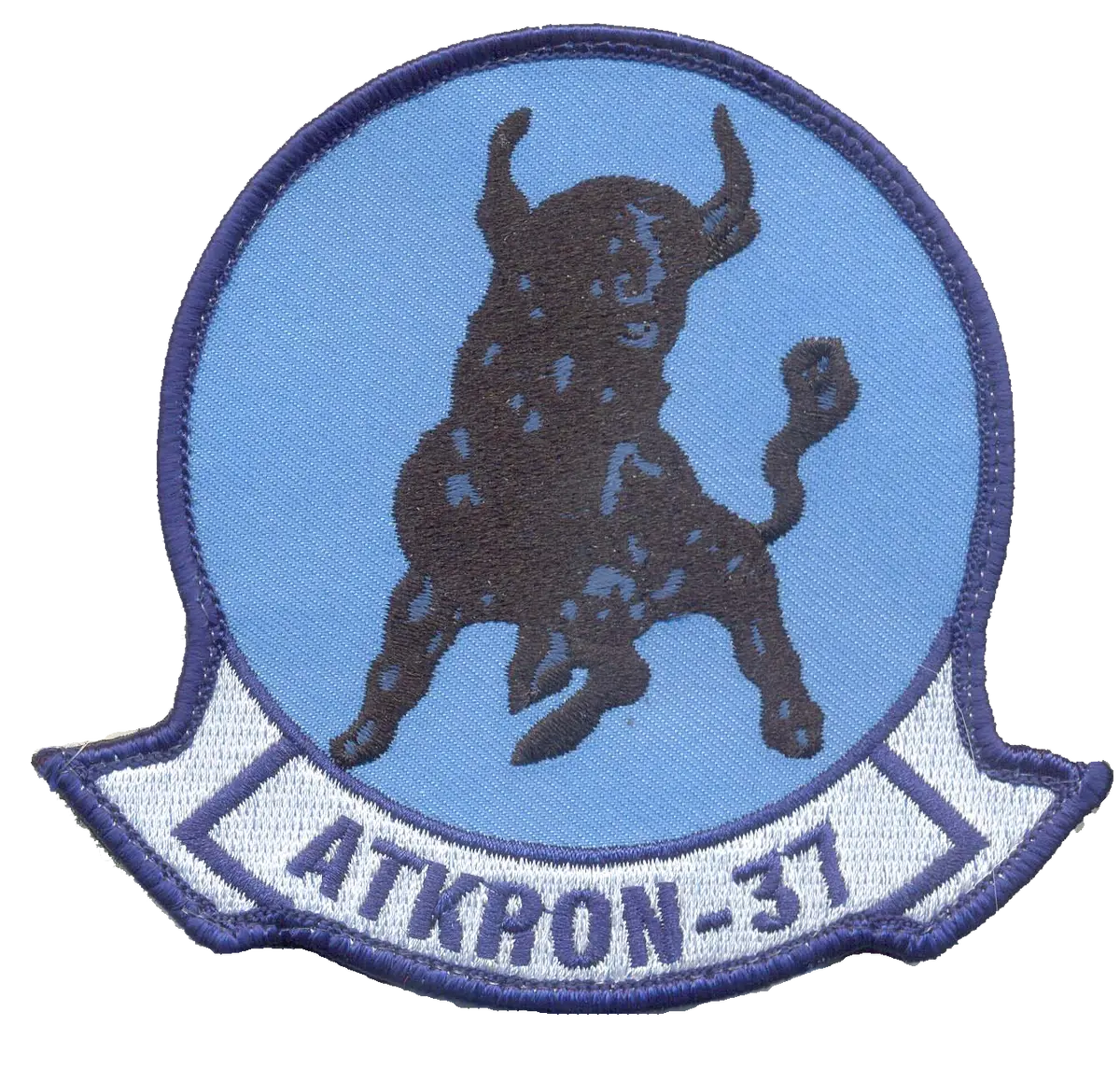 Officially Licensed Us Navy Va-37 Ragin' Bulls Patch 1