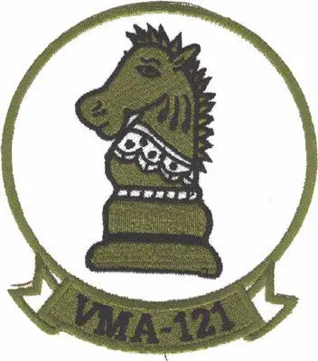 Officially Licensed Usmc Vma-121 Green Knights Patch 1
